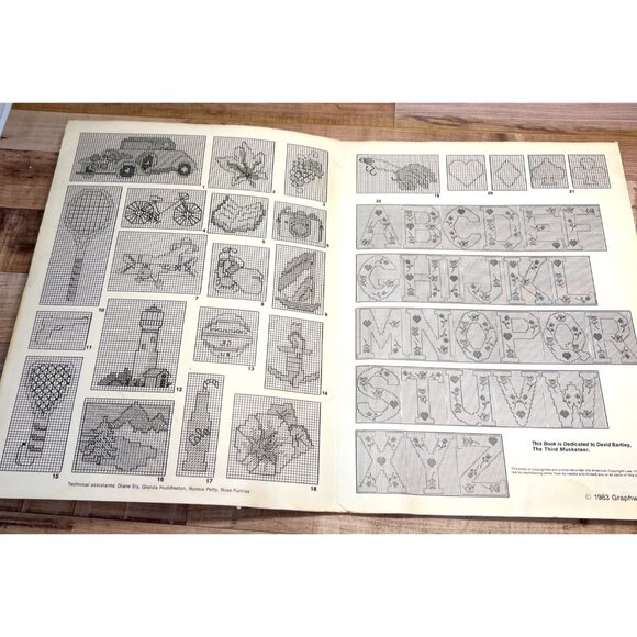 Mini Motif Designs For Teens & Adults Cross Stitch Pattern Book By Mary & Debora - Picture 3 of 3